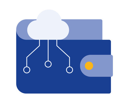 Virtual Wallet Cloudのイラスト素材
