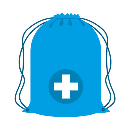 Emergency Bag equipmentのイラスト素材
