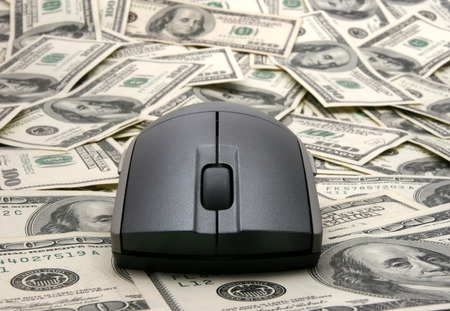 Shopping online internet makes money  New technology business の写真素材