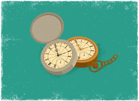  in vintage vector styleのイラスト素材