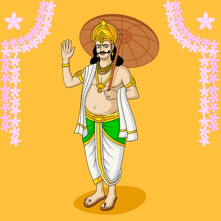King Mahabaliのイラスト素材