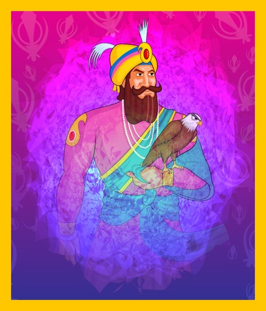 Guru Gobind Singh Jayantiのイラスト素材