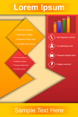 Business flyer for advertisment and promotion in vectorのイラスト素材