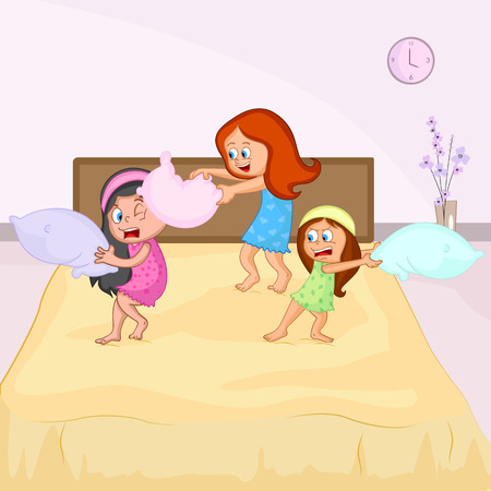 Friendship Day background with friends in vectorのイラスト素材