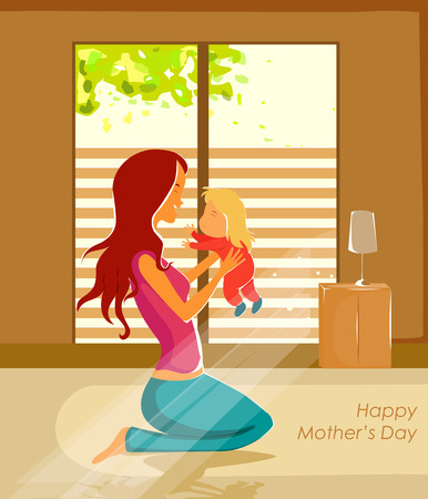 Happy Mother's Day background conceptのイラスト素材