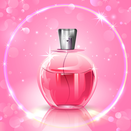 Premium Brand Cosmetic Perfume Bottleのイラスト素材