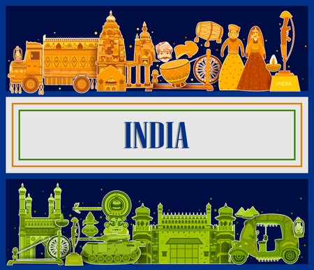 15th August Independence of India tricolor backgroundのイラスト素材
