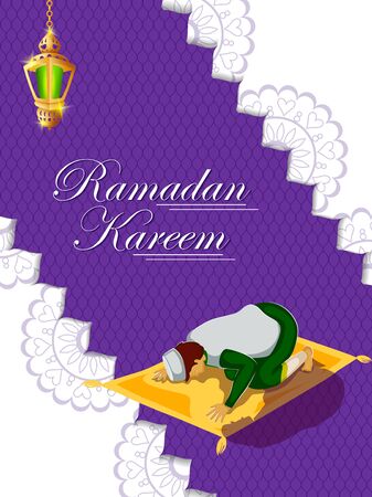 Eid Mubarak Happy Eid Ramadan background in vectorのイラスト素材