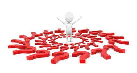 3d man climb number 1 concept on white background, side angle viewの写真素材