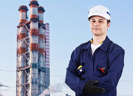 Portrait of a confident worker