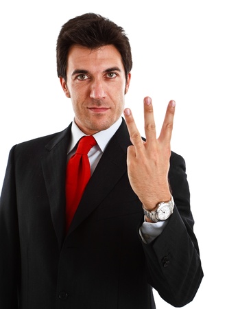 Portrait of a smiling businessmanの写真素材