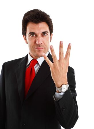 Portrait of a smiling businessmanの写真素材