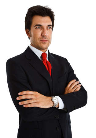 Portrait of a successful handsome businessmanの写真素材