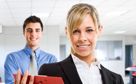 Portrait of a beautiful smiling businesswomanの写真素材