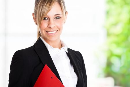 Portrait of a beautiful smiling businesswomanの写真素材