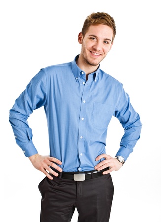 Handsome young man portraitの写真素材