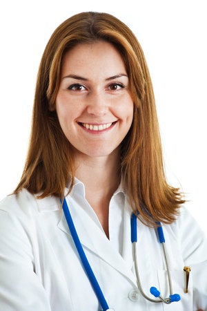 Portrait of a beautiful smiling doctorの写真素材