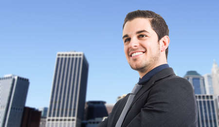 Portrait of an handsome young businessmanの写真素材