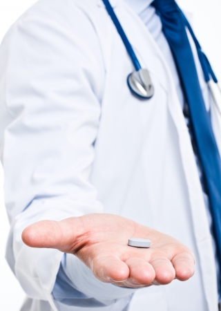 Doctor giving you a pillの写真素材
