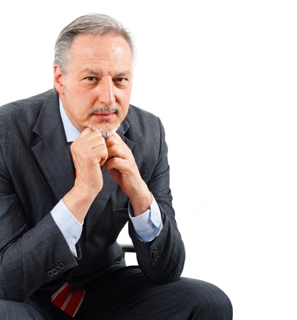 Portrait of an handsome senior businessmanの写真素材