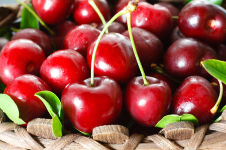 Sweet pulpy cherries