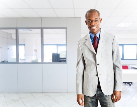Portrait of a smiling businessmanの写真素材