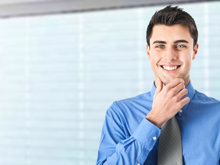 Portrait of an handsome young businessmanの写真素材