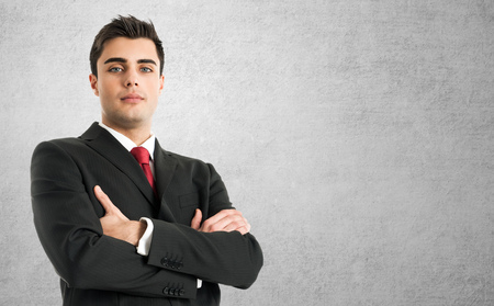 Portrait of an handsome businessmanの写真素材
