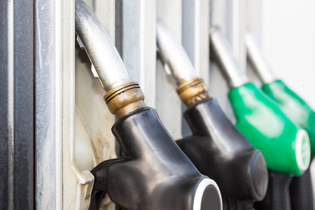 Detail of a gas station