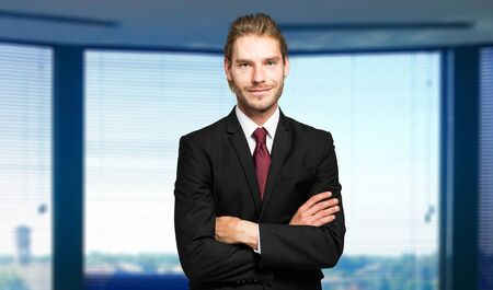 Handsome manager portrait