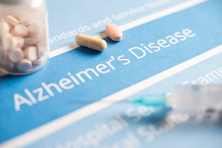 Alzheimer's disease related documents and drugsの写真素材