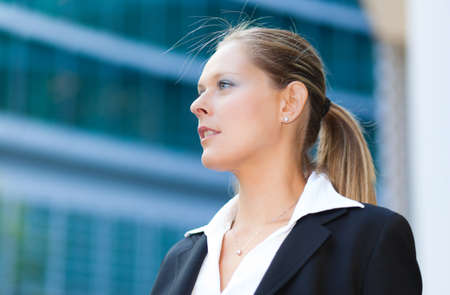 Portrait of a smiling business womanの写真素材