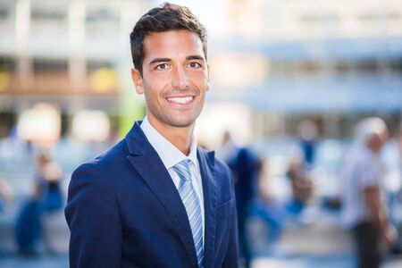 Portrait of an handsome businessman