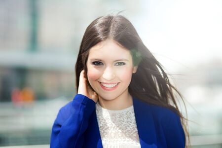 Beautiful young businesswoman portraitの写真素材