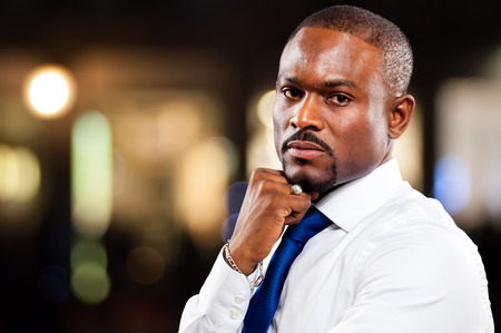 Black lawyer portraitの写真素材