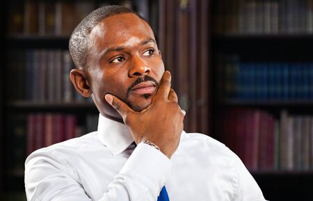 Black lawyer portraitの写真素材