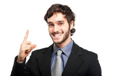 Businessman having an ideaの写真素材