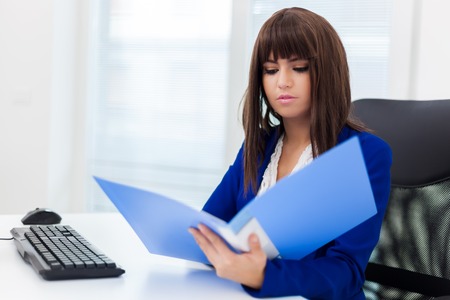     Young smiling businesswoman portraitの写真素材