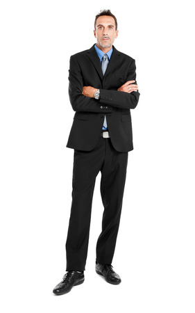 Full length portrait of a businessmanの写真素材
