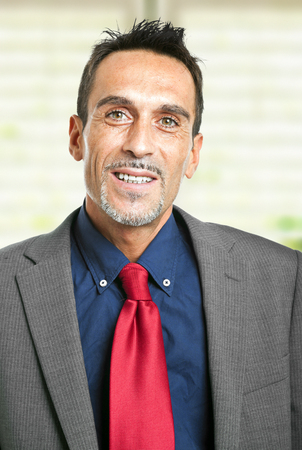 Smiling businessman portraitの写真素材