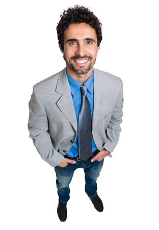 Confident businessman standingの写真素材