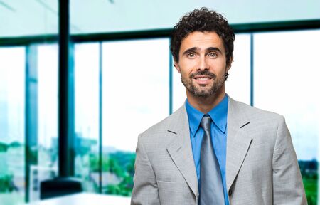 Portrait of an handsome businessmanの写真素材