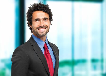 Portrait of an handsome businessmanの写真素材