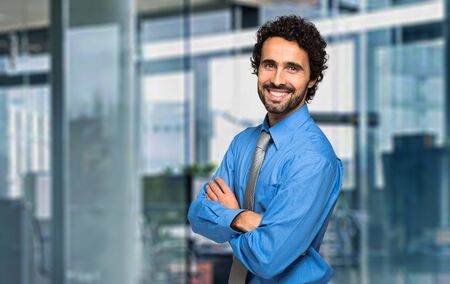 Portrait of an handsome businessmanの写真素材