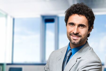 Portrait of an handsome businessmanの写真素材