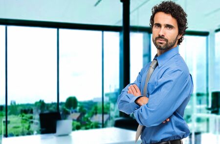 Portrait of an handsome businessmanの写真素材