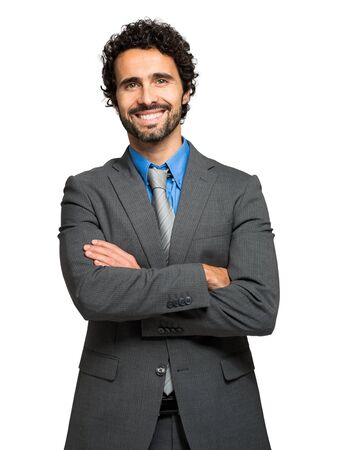 Portrait of a handsome businessmanの写真素材