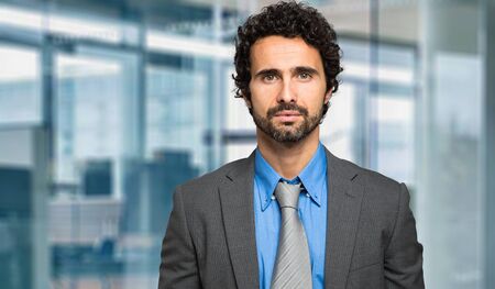Portrait of an handsome businessmanの写真素材