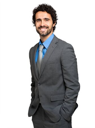 Portrait of an handsome businessmanの写真素材