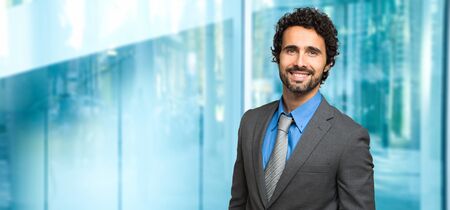 Portrait of an handsome businessmanの写真素材